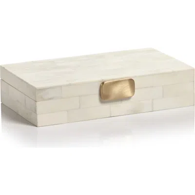 Zodax Marlow Decorative Box In Neutral
