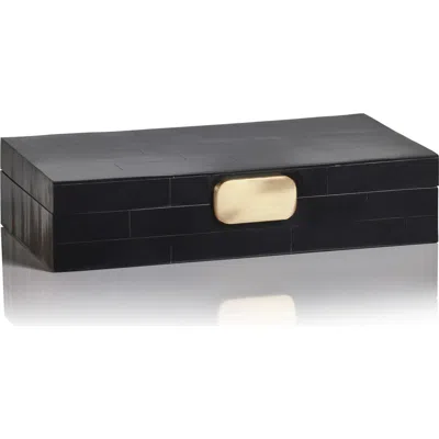 Zodax Marlow Decorative Box In Black