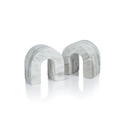 Zodax Martil Bookends In White
