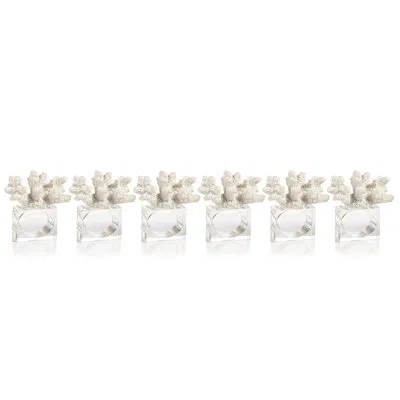 Zodax Minka Coral Napkin Rings