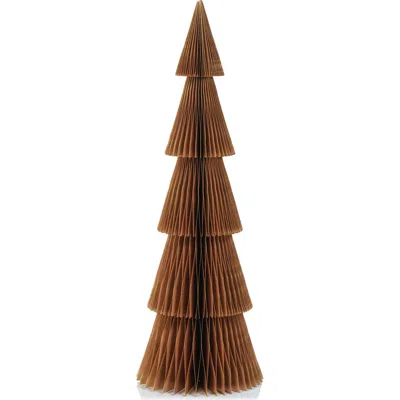 Zodax Miriam Set Of 2 Accordion Paper Trees In Brown