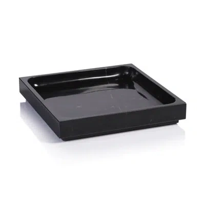 Zodax Nero Marquina Natural Marble Tray