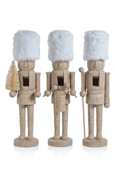 Zodax Ortwin Set Of 3 Nutcracker Figurines In Multi