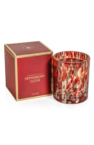 Zodax Pepperberry Clove Spangled Jar Candle In Multi
