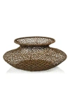 Zodax Rattan Vase In Brown