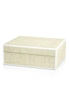 Zodax Reggio Raffia Box In Neutral