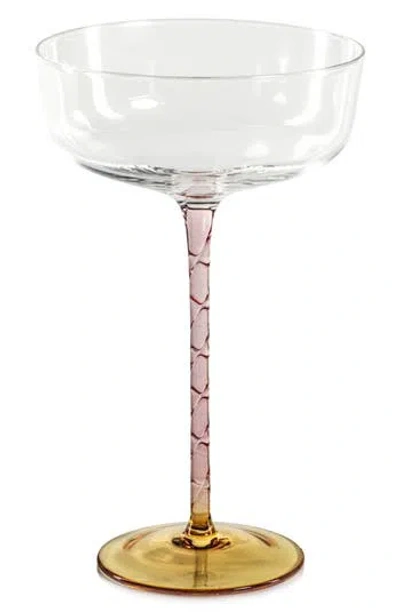 Zodax Sachi Set Of 4 Martini Glasses In Transparent