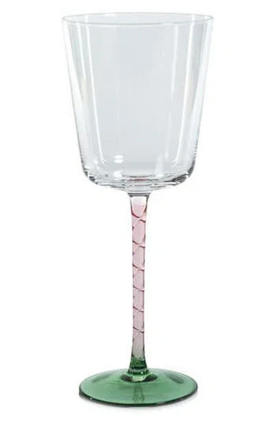 Zodax Sachi Set Of 4 Red Wine Glasses In Multi