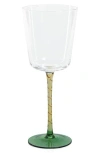 Zodax Sachi Set Of 4 White Wine Glasses