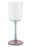 Zodax Sachi Set Of 4 White Wine Glasses In Multi