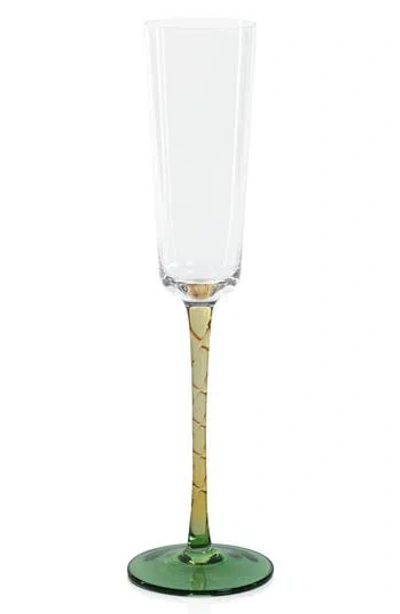 Zodax Sachi Set Of 6 Champagne Flutes In Multi