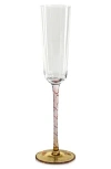 Zodax Sachi Set Of 6 Champagne Flutes In Multi