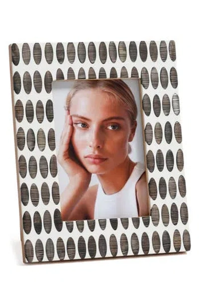 Zodax Sahara 6.5" X 8.5" Photo Frame In Gray