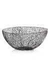 Zodax Seaflower Decorative Bowl In Black