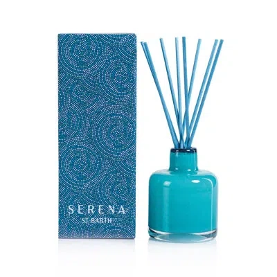 Zodax Serena St. Barth Reed Diffuser, Aqua Palm In Blue