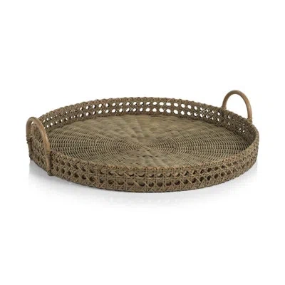 Zodax Serving Trays In Light Brown;light Brown