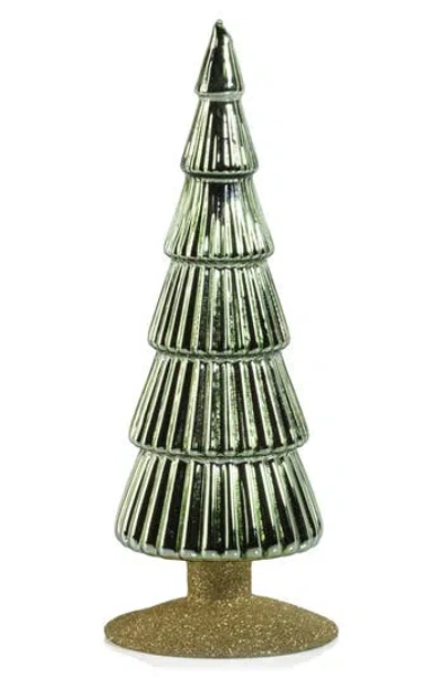 Zodax Set Of 2 Dembe Glass Tree Figurines