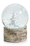 Zodax Set Of 2 White Tree Snow Globes In Multi