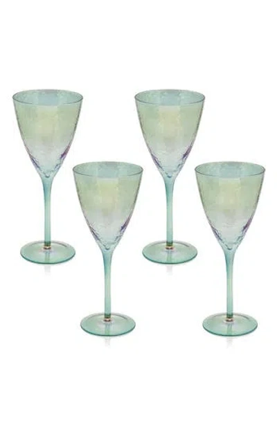 Zodax Set Of 4 Aperitivo Red Wine Glasses In Multi