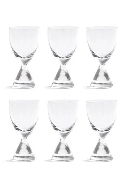 Zodax Set Of 6 Timeless Shot Glasses In Transparent