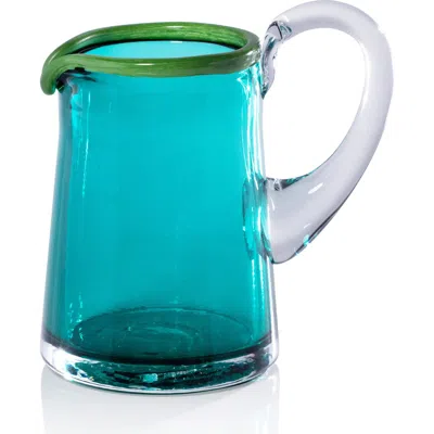 Zodax Small Glass Pitcher In Blue