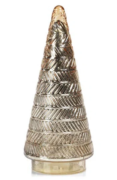 Zodax Stella 14-inch Antique Glass Illuminated Tree In Gold