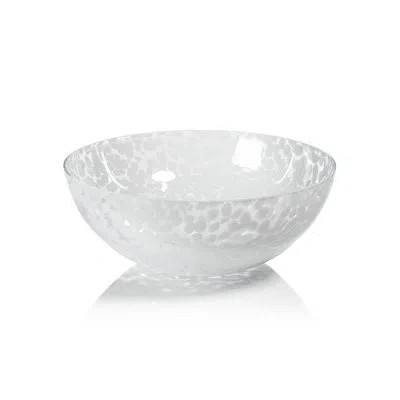 Zodax Trofa  Confetti Glass Bowl In Clear