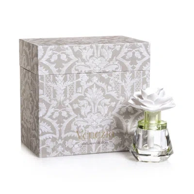 Zodax Venezia Porcelain Diffuser- Isabella In Clear,light Green