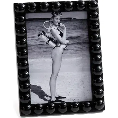 Zodax Vienna Ball Resin Photo Frame In Black