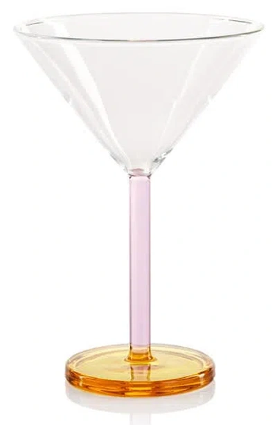 Zodax Vireo Set Of 4 Martini Glasses In Multi