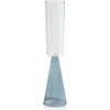 Zodax Viterbo Set Of 4 Champagne Flutes In Blue