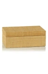 Zodax Woven Decorative Box In Brown