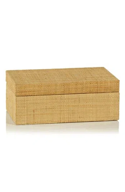 Zodax Woven Decorative Box In Brown