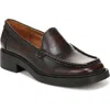 Zodiac Alaina Loafer In Mahogany/black Faux Leather