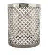 Zodiac Bevelled Crystal Bin In Blue
