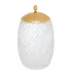 Zodiac Bevelled Crystal Bin In Clear