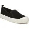 Zodiac Ciara Womens Canvas Lifestyle Slip-on Sneakers In Black