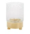 Zodiac Cracked Crystal Tumbler In Gold