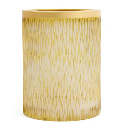 Zodiac Crystal Amber Open Bin In Gold