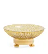 Zodiac Crystal Amber Soap Dish In Gold