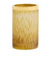 Zodiac Crystal Amber Toothbrush Holder In Gold