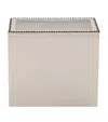 Zodiac Crystal Embellished Brush Holder In Silver