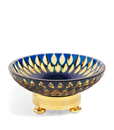 Zodiac Crystal Soap Dish In Blue
