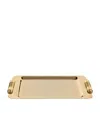 Zodiac Cylinder Gold-plated Tray In Gold