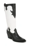 Zodiac Dawson Western Boot In Black/white