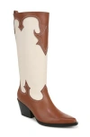 Zodiac Dawson Western Boot In Brown/plaster
