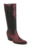 Zodiac Dawson Western Boot In Red/ Black