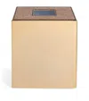 Zodiac Embellished Tissue Box In Gold