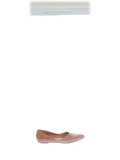 Pre-owned Zodiac Flats In Brown