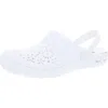 Zodiac Flora Womens Slip On Ankle Strap Clogs In White